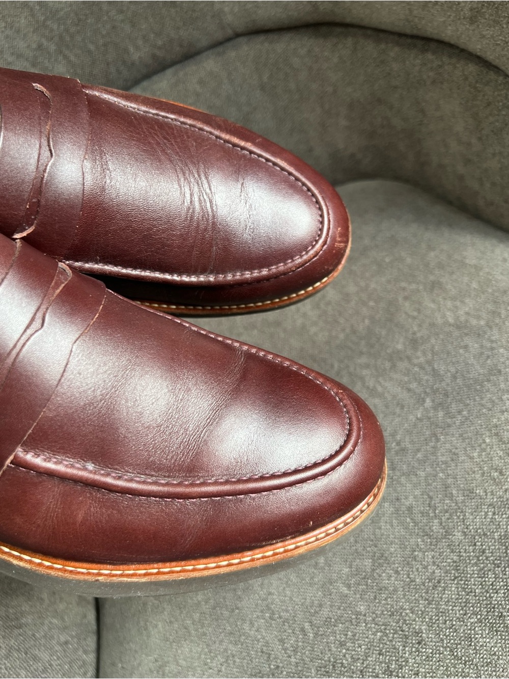 Samuel Hubard leather loafers size 10 - Picture 4 of 11